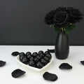 16mm Black Pendant beads - pack of 10