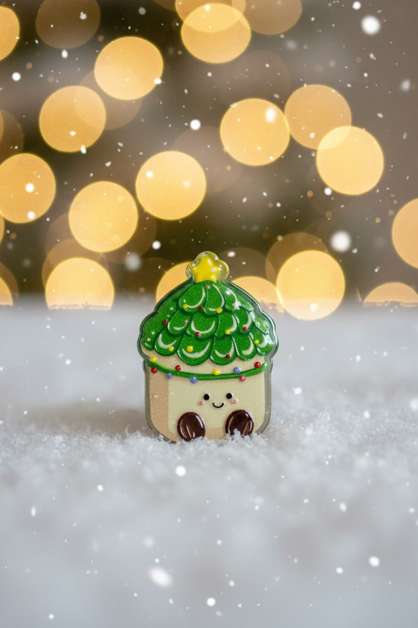 Cute Christmas Acrylic Beads - sold individually