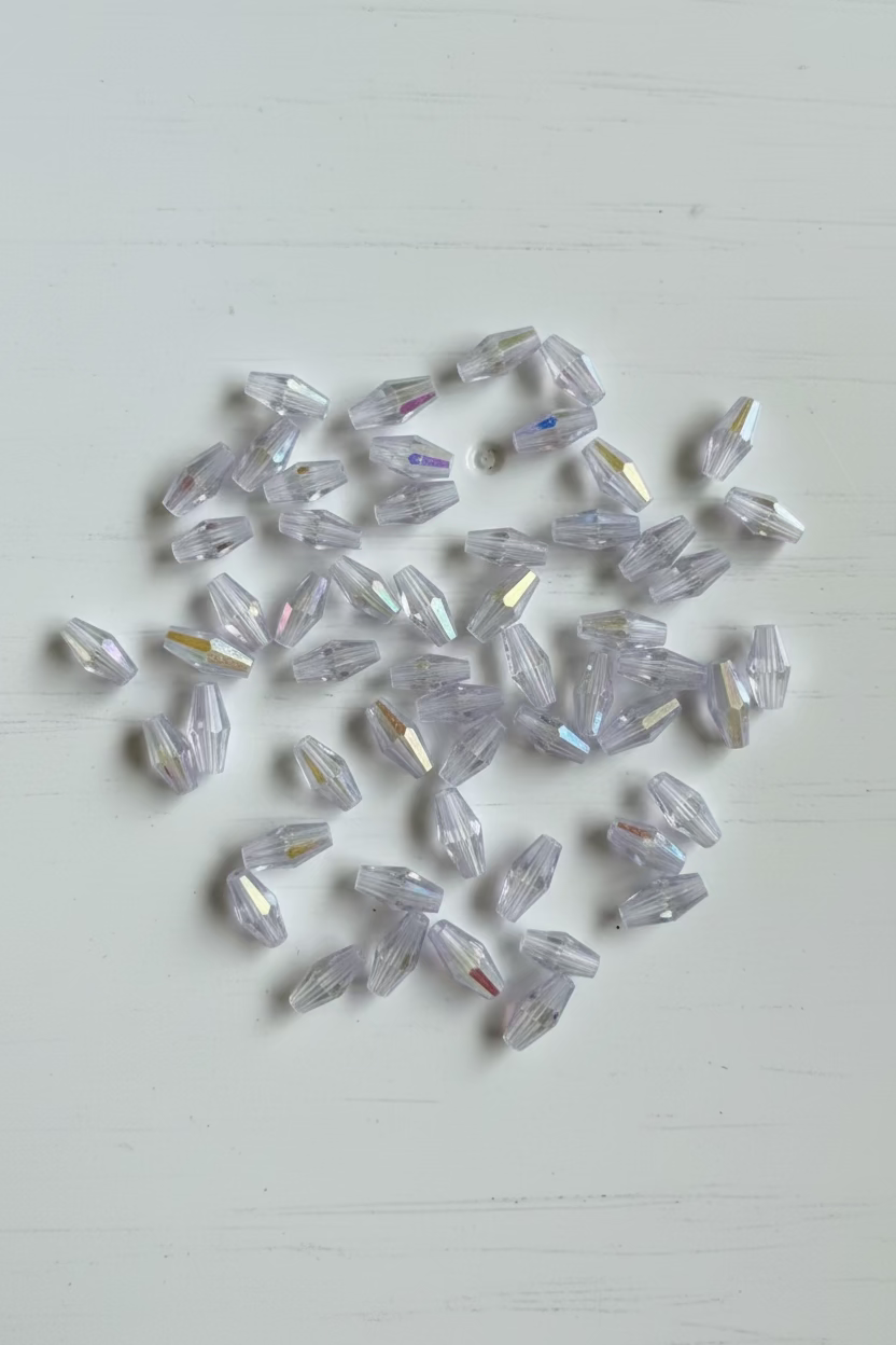 12mm Double Coned Glass Beads - 25g