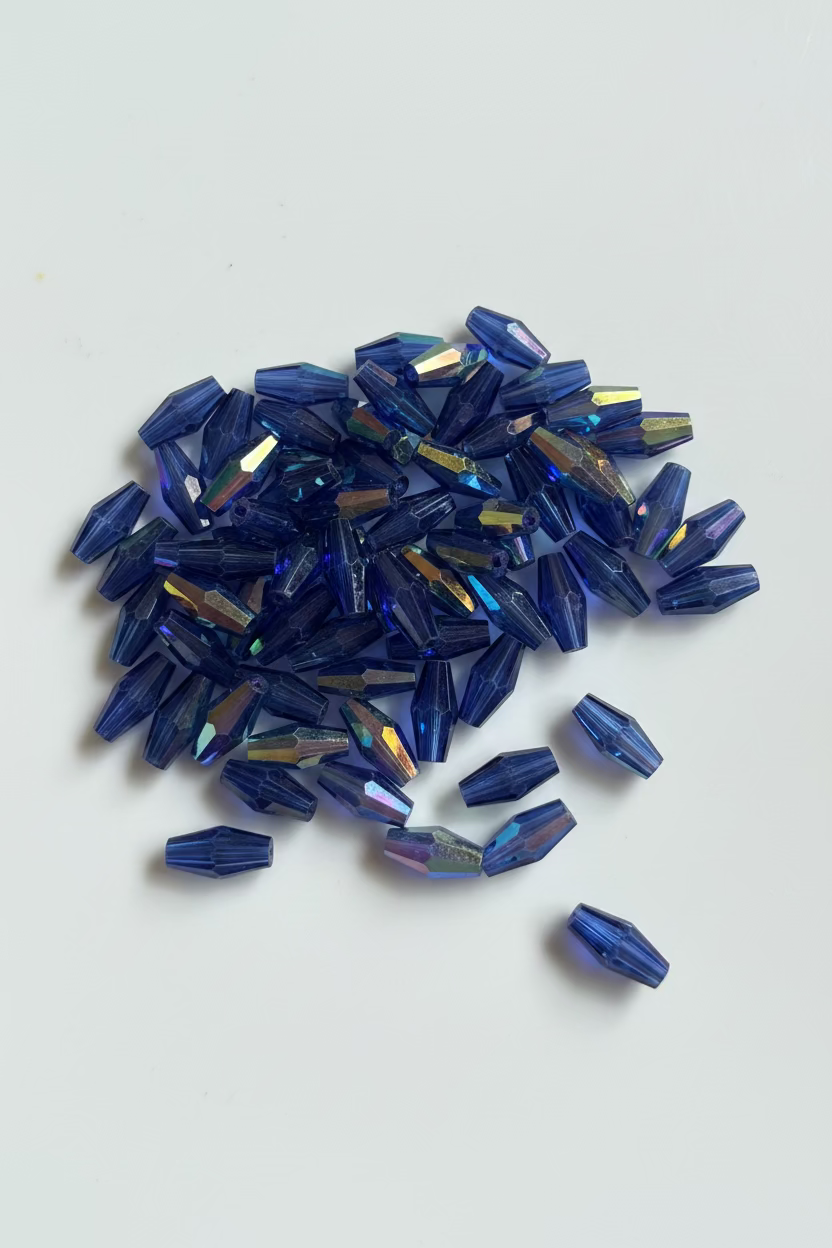 12mm Double Coned Glass Beads - 25g