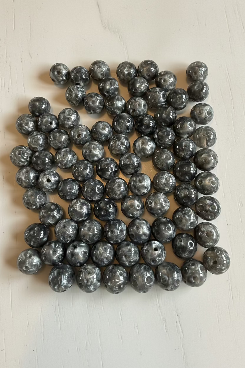 16mm Moon Beads - pack of 5