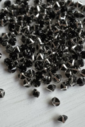 6mm Black Zircons - 7g pack