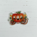 Pumpkin Carriage Acrylic Pendant