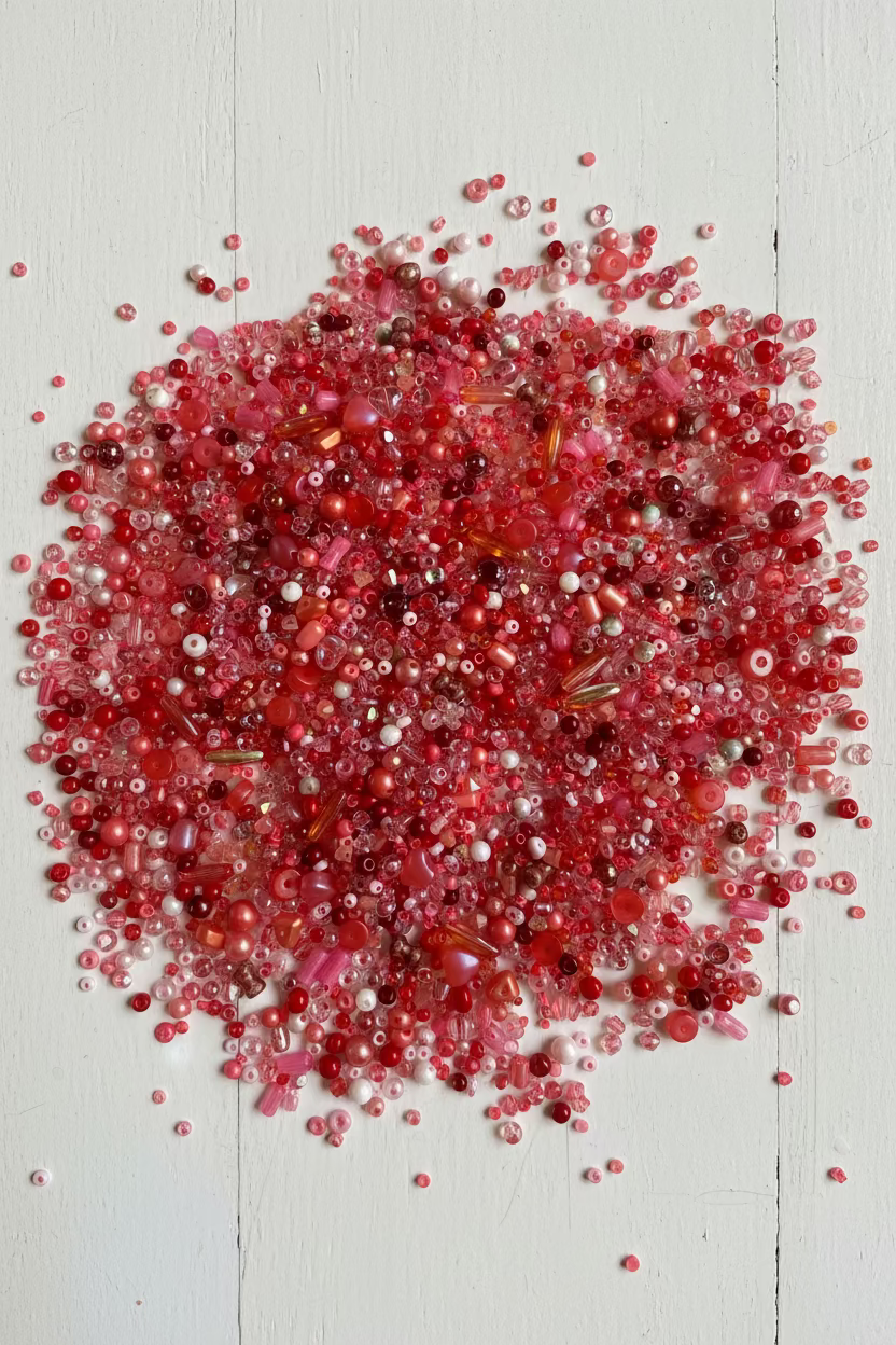 Glass bead mix 25g assorted colours for jewellery making - Kingyscrafts