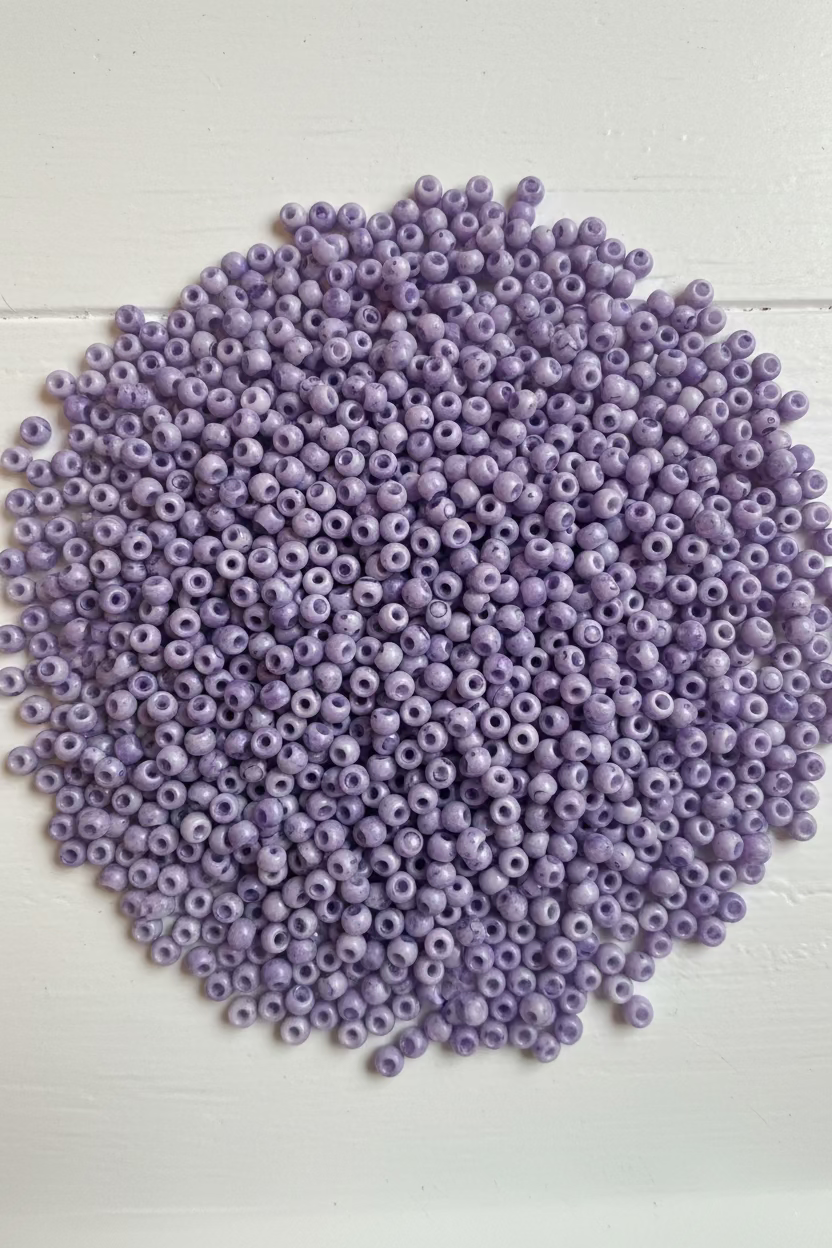4mm glass Picasso seed beads 25g pack for jewellery making - Kingyscrafts