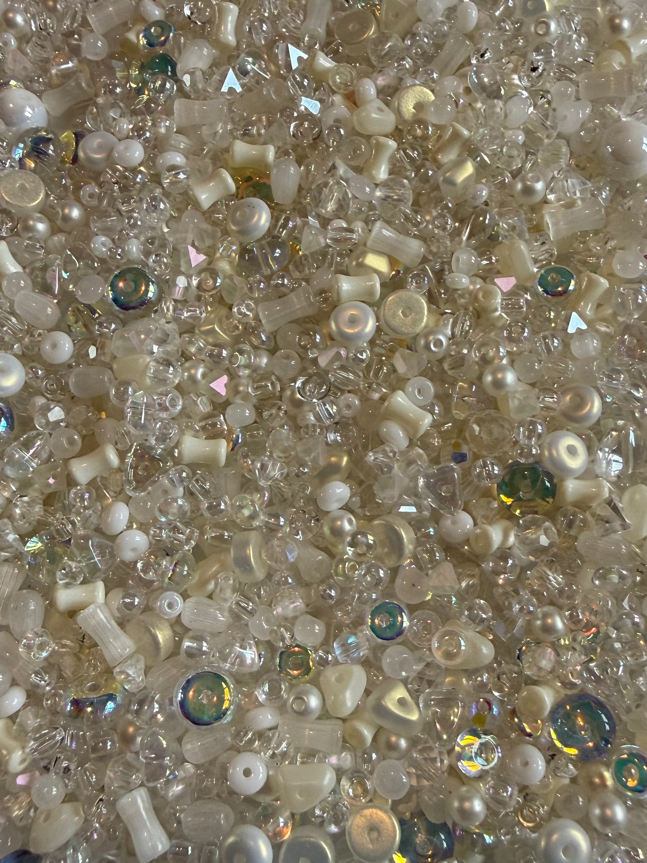 Glass bead mix 25g assorted colours for jewellery making - Kingyscrafts