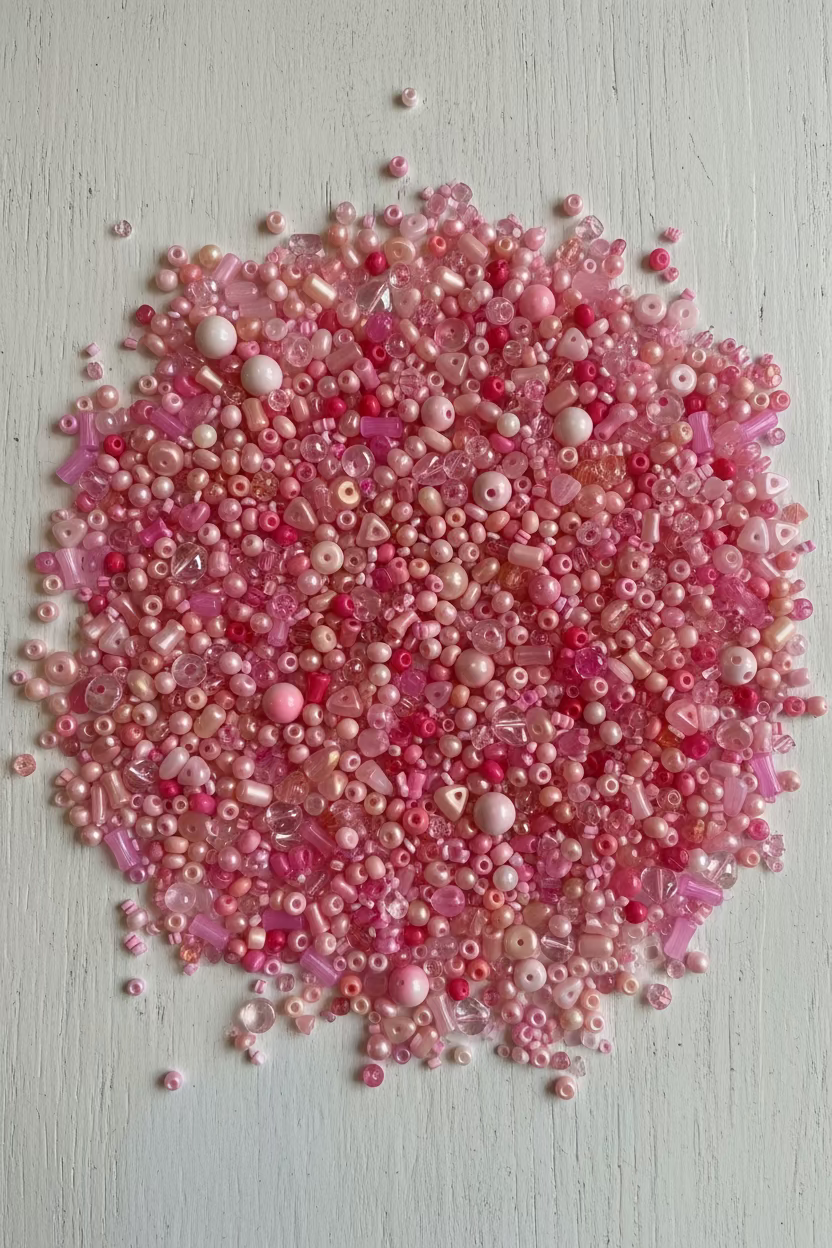 Glass bead mix 25g assorted colours for jewellery making - Kingyscrafts