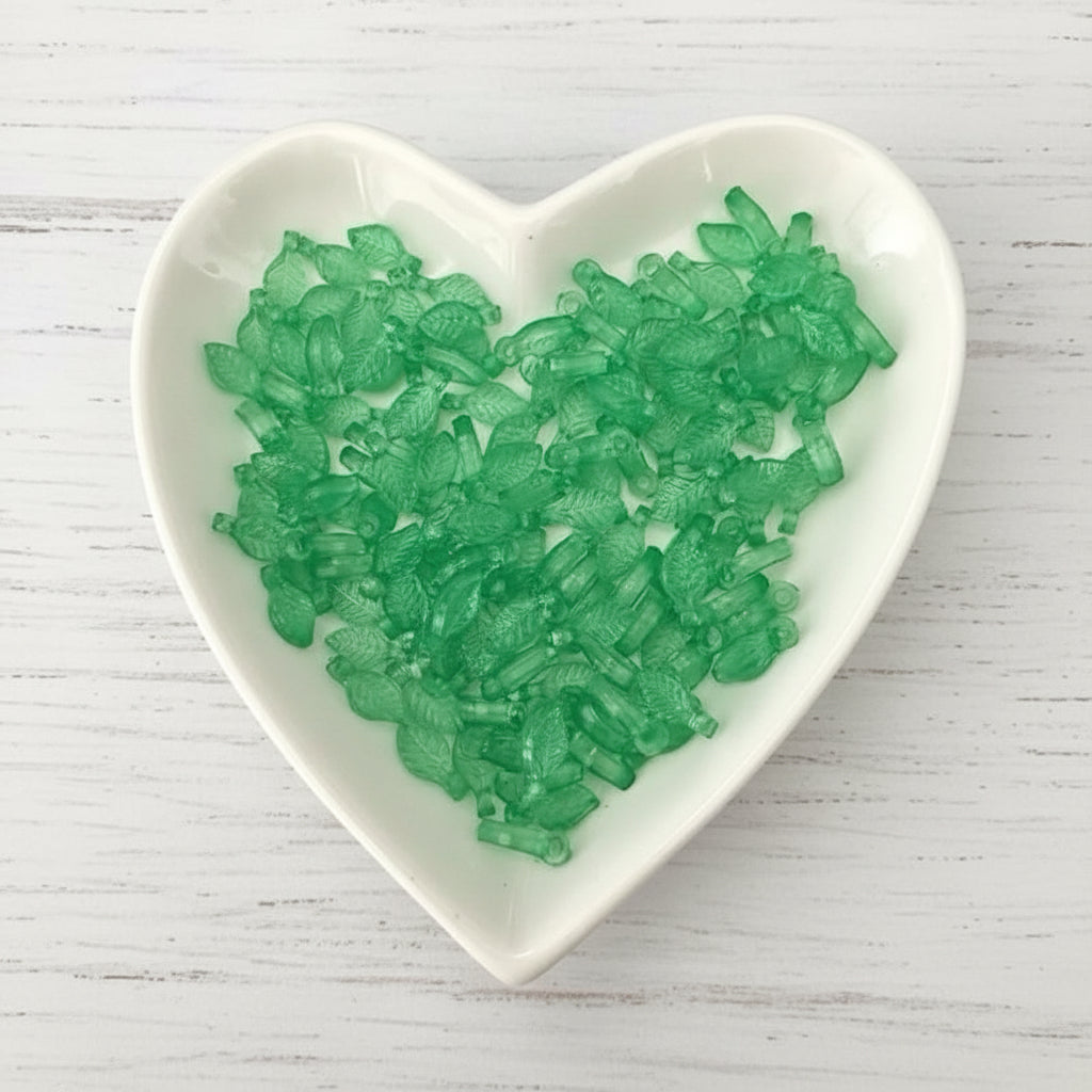 Acrylic Leave Pendants - 10g Pack