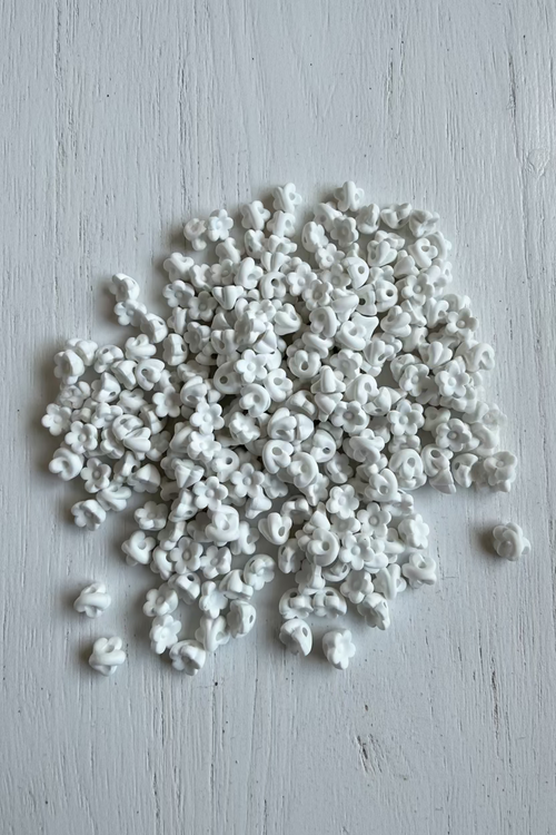 10mm silicone touch flower beads pack of 10