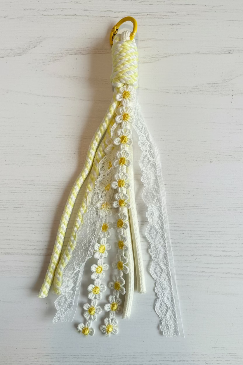 Rope keychain for keychain making in various colours – sold individually