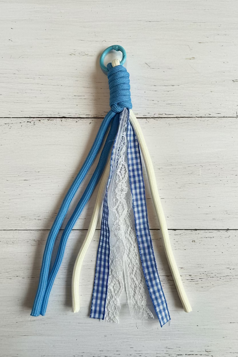 Rope keychain for keychain making in various colours – sold individually