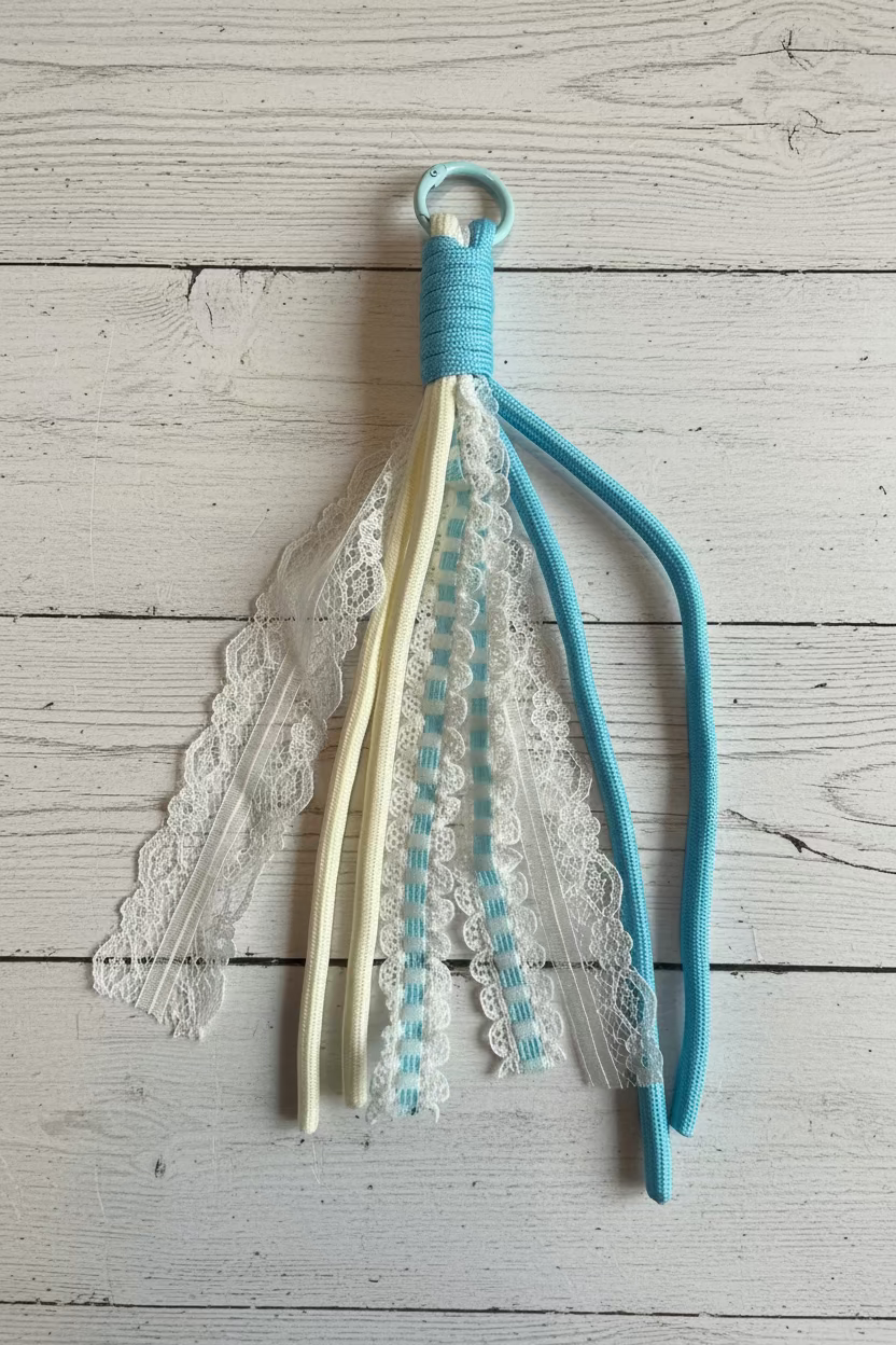 Rope keychain for keychain making in various colours – sold individually