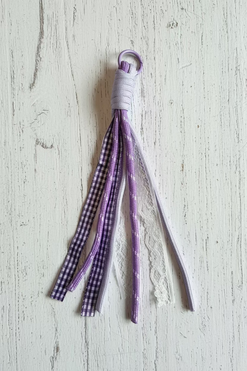 Rope keychain for keychain making in various colours – sold individually