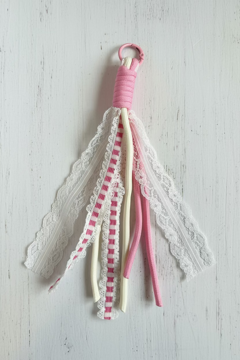Rope keychain for keychain making in various colours – sold individually