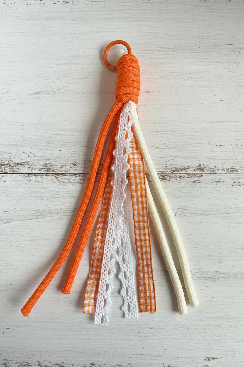 Rope keychain for keychain making in various colours – sold individually