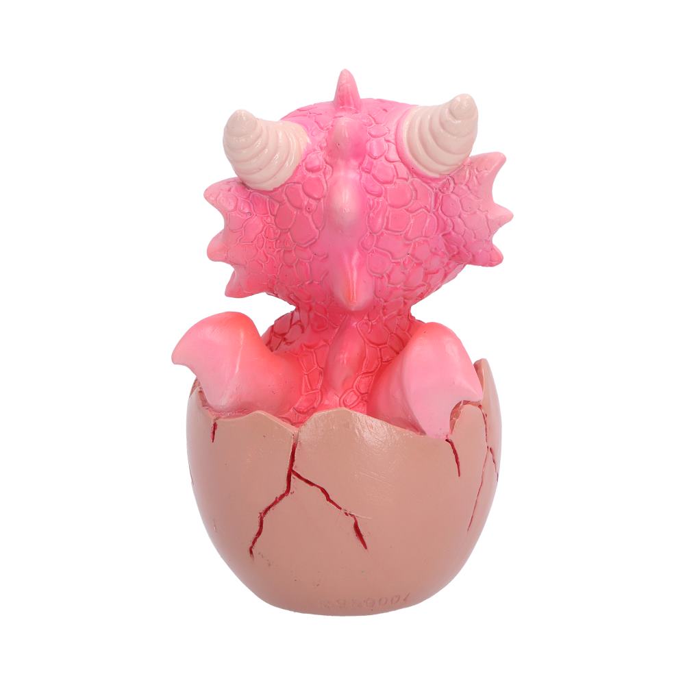 Shellbound pink dragon figurine emerging from a cracked egg.