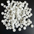 12mm White Soft Flowers - Pack of 50